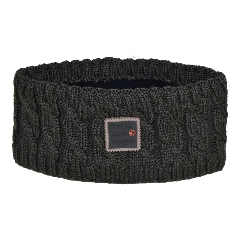 Kingsland KLmarina Ladies Cable Knitted Headband - Grey Asphalt